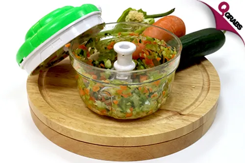 From QR39 Cut Up Your Veggies, Herbs & More with a Hand-Powered Quick Chopper! (QR79 Value)